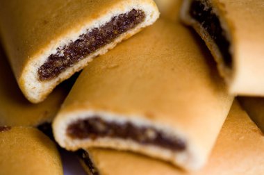 İncirli Newton meyveli kurabiyeleri.