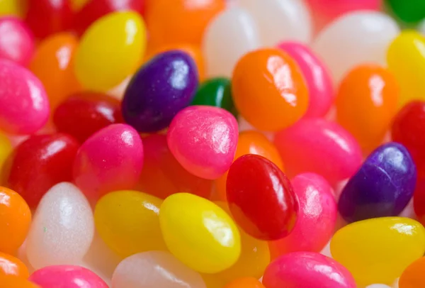 Çok renkli jöleli şeker çeşitleri..