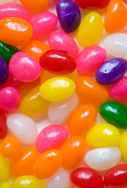 Çok renkli jöleli şeker çeşitleri..