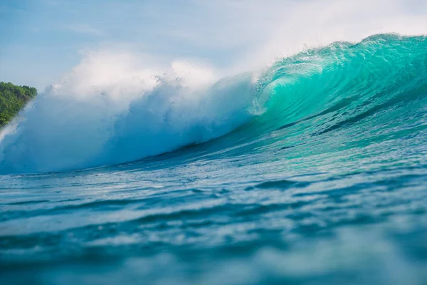 Photo Beautiful Clean Blue Sea Wave Background — Stock Photo, Image