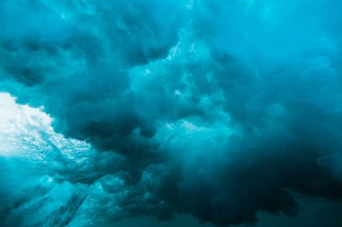 fotoğraf arka plan için güzel temiz mavi deniz dalgasının