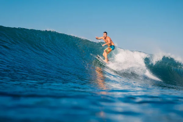 Keramas Bali Indonesia May 2018 Joel Parkinson Ride Wave Surfing — Stock Photo, Image