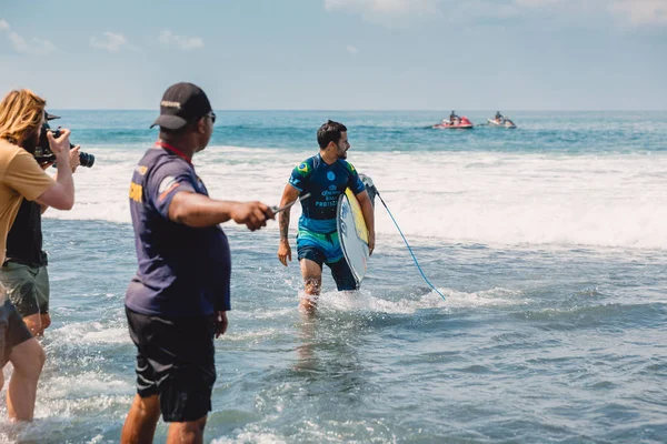 Juni 2018 Keramas Bali Indonesien Prisutdelning Konkurrensen Wsl Corona Bali — Stockfoto