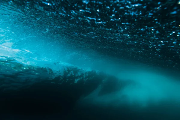 Hordó Hullámok Óceán Szörfözés Hullám Törés Oahu — Stock Fotó