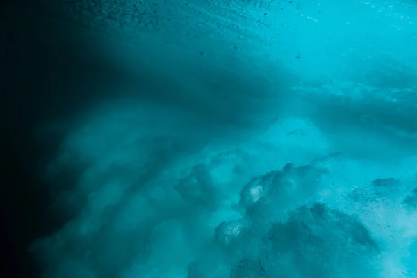 水下波浪纹理 海水中的清水 — 图库照片