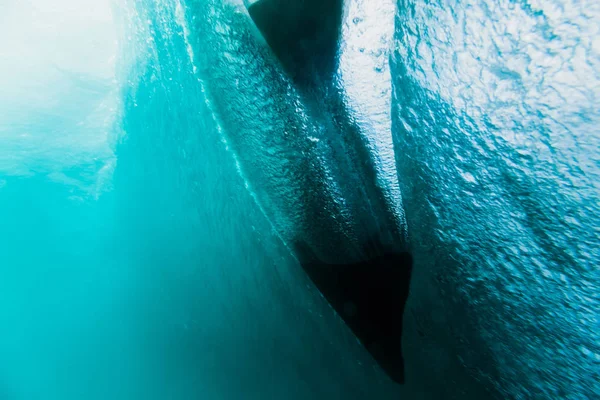 Hullám Textúra Víz Alatti Tiszta Víz Óceán — Stock Fotó