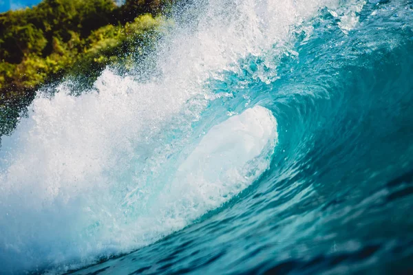 Onda Textura Subaquático Água Limpa Oceano — Fotografia de Stock