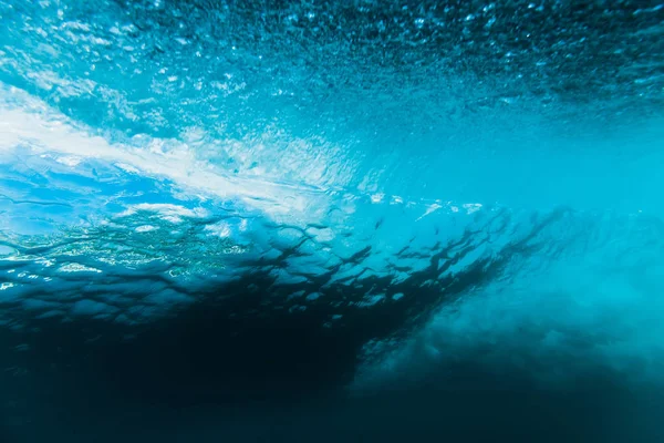 Clear Wave Texture Underwater Close — Stock Photo, Image