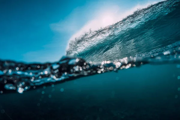 Barrel Wave Crashing Ocean Wave Surfing — Stock Photo, Image