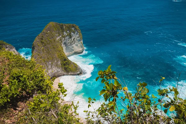 Manta Bay Kelingking Beach Isla Nusa Penida Bali Indonesia — Foto de Stock