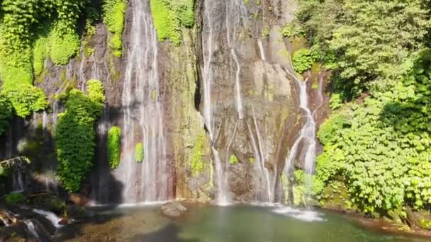 Вид Повітря Водоспад Тропічних Джунглях — стокове відео