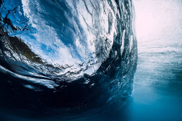 Fat Våg Vattnet Havet Underwater — Stockfoto