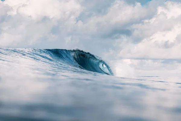 Onda Barril Oceánico Océano Rompiendo Olas Para Surfear Tahití — Foto de Stock