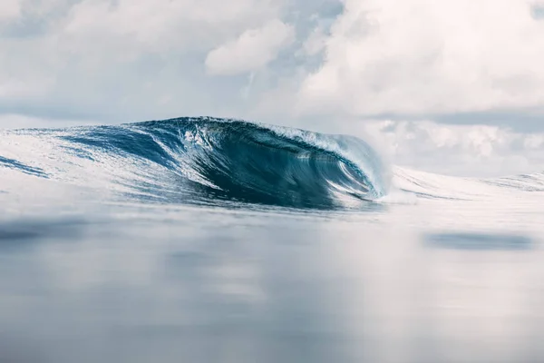 Onda Barril Oceánico Océano Rompiendo Olas Para Surfear Tahití — Foto de Stock