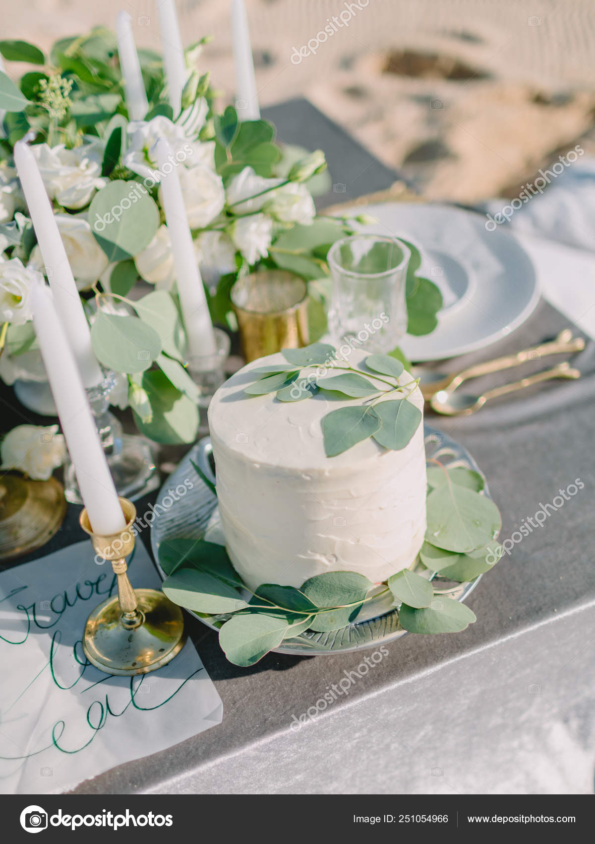 Beautiful eucalyptus cake decor for naturalthemed cakes