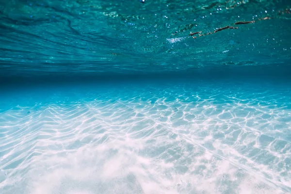 Océano Azul Tropical Con Arena Blanca Bajo Agua Hawaii —  Fotos de Stock