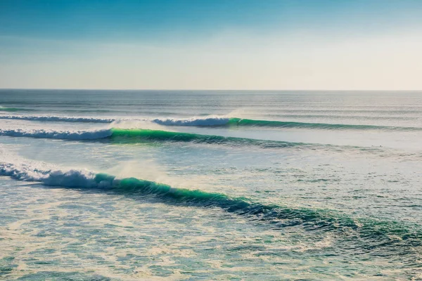 Grandes Ondas Oceano Ondas Perfeitas Para Surfar — Fotografia de Stock