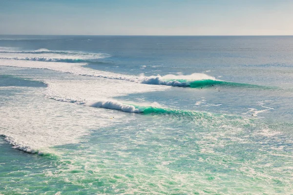 Stora Vågor Havet Perfekta Vågor För Surfing — Stockfoto