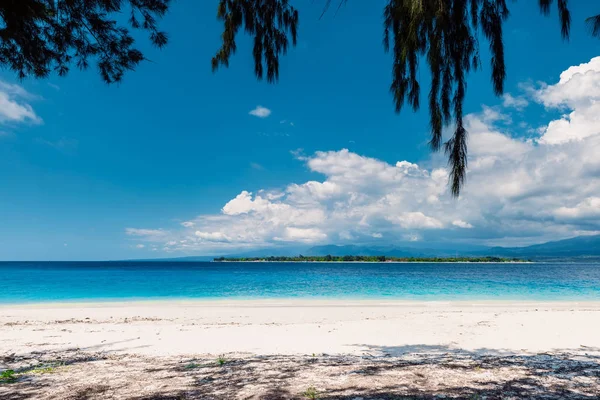Paradise Beach Blue Ocean Tropical Island — Stock Photo, Image