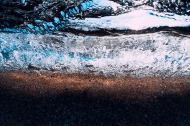 Hawaii 'de kumlu alt ve dalga sualtı