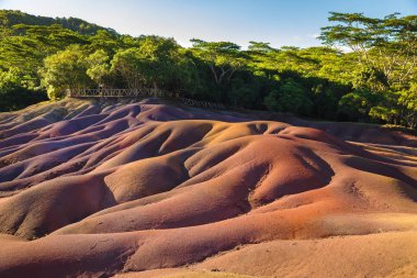 Yedi renkli dünya Chamarel, Mauritius
