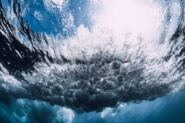 Океанська Хвиля Під Водою Океанічні Текстури Під Водою — стокове фото