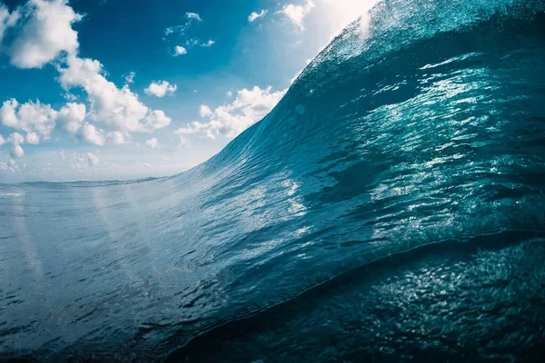 Mükemmel Okyanus Dalgası Cam Fıçı Dalgası Kırılıyor — Stok fotoğraf