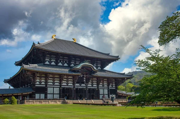 Храм Тодайдзи Летом Является Буддийским Храмом Городе Нара Япония Храм — стоковое фото