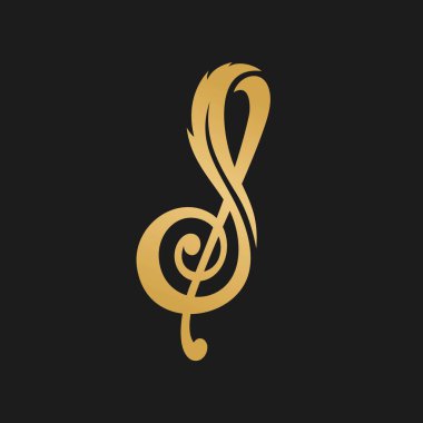 Şarkı Yazıcı Vektör Şablonu Logosu