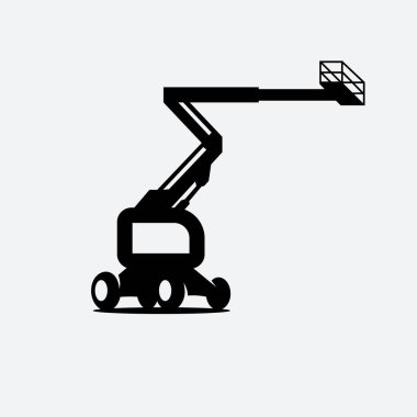 boom lift konsept tasarım resimleme şablonu