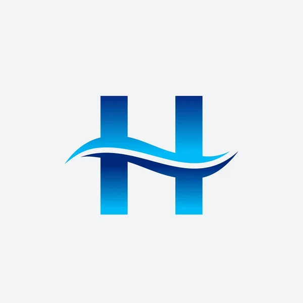 H dalgası vektör logosu çizimi