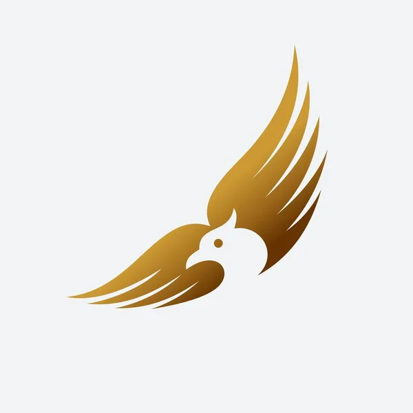 Logo Szablonu Ptaka Latającego — Wektor stockowy