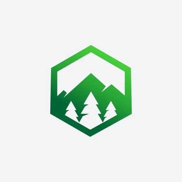 Логотип Сосны Горы — стоковый вектор