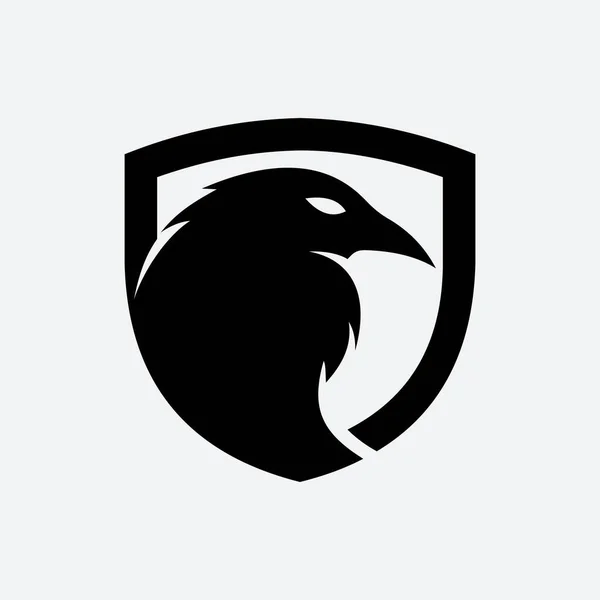 Raven Kalkan logo şablonunda