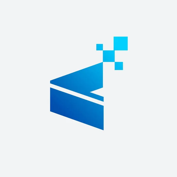 Dijital Cüzdan Vektör Logo Şablonu
