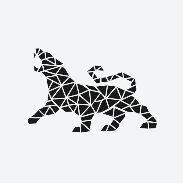 几何图形豹标志设计 — 图库矢量图片
