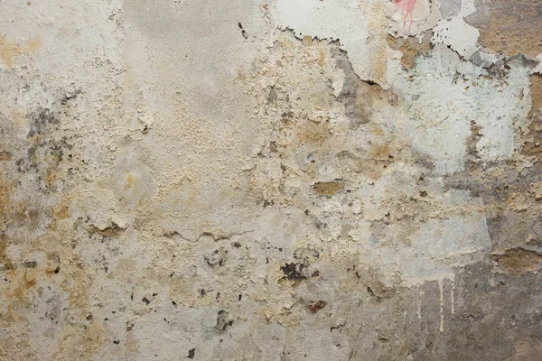 Vecchio Danneggiato Rustico Grunge Cemento Muro Con Intonaco Sfondo Texture — Foto Stock