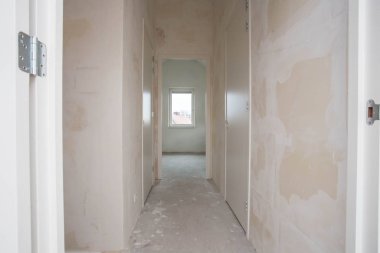 Yeni İnşaat Emlak - yeni daireye taşıma - modern oturma odası için kapı