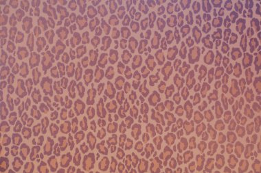 Leopar vahşi hayvan desen arka plan veya doku, duvar kağıdı kavramı renkli mor