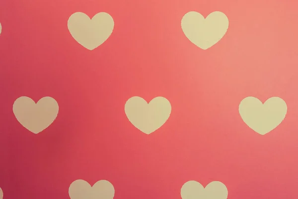 Romantik duvar kağıdı arka plan pembe kalpler doku ile. Sevgililer kavramı — Stok fotoğraf