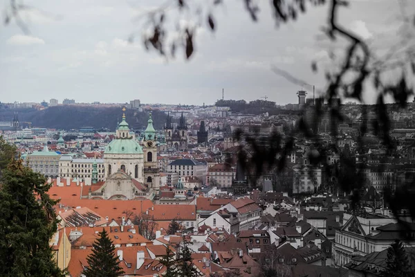 Ville de Prague, Belle architecture de Prague. vue paysage 14 mars 2019 — Photo