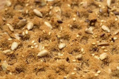 Kepekli kraker yakın çekim , sağlıklı gıda diyet