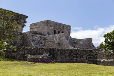 Tulum Maya kalıntıları, Tulum Pueblo Mexico 20 Mart 2017