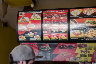 Bali Endonezya Jfc, Eylül 20 2019 Jaya Kızarmış Tavuk fastfood