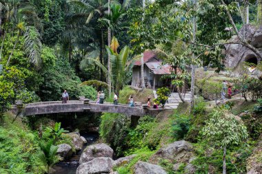 Endonezya Bali Eylül 20, 2019 Ubud Gunung Kawi Tapınağı,