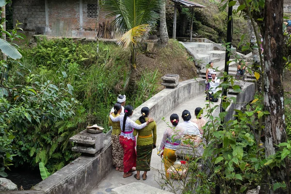 印度尼西亚 巴厘岛 九月 20， 2019 古农卡维寺在乌布, — 图库照片