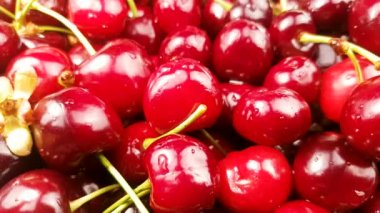 taze kırmızı kiraz meyvesi.