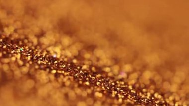 10 farklı glitter doku döner ayarlayın. Makroyu kapat.