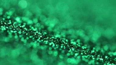 10 farklı glitter doku döner ayarlayın. Makroyu kapat.