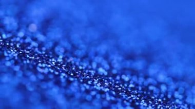10 farklı glitter doku döner ayarlayın. Makroyu kapat.